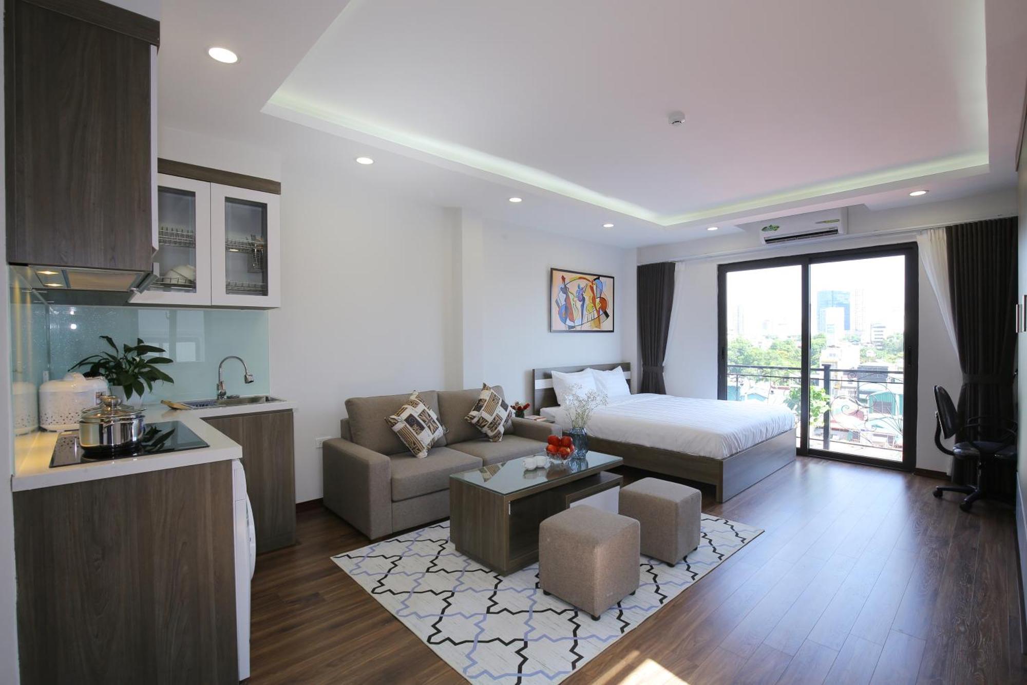 Sumitomo9 Apartments & Hotel - Alley 58 Dao Tan ฮานอย ภายนอก รูปภาพ